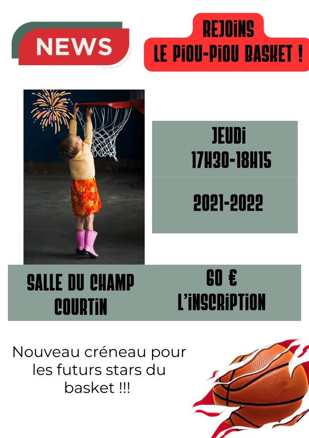 Nouvelle section : PIOU-PIOU Basket