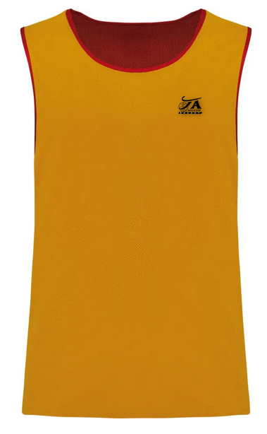 Chasuble réversible "Jaune et Rouge"